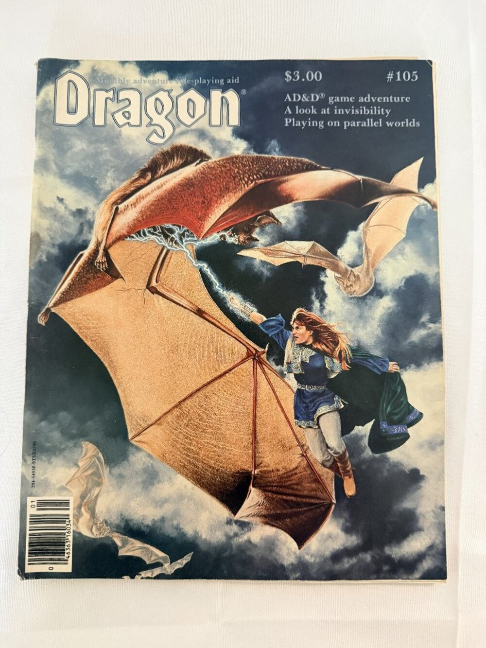 1986 Dragon AD&D Game Guide #105-Preowned Vintage